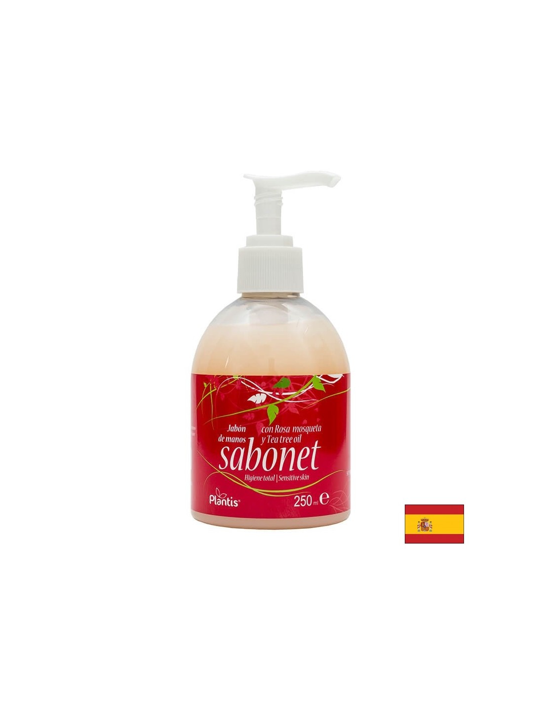 Течен сапун с ръка с масло и масло от чаено дърво - Sabonet Plantis®, 250 ml