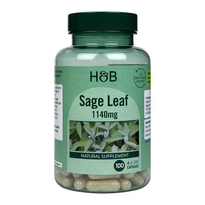 Salvia (Sage Leaf) (Sage) 285mg 100 капсули Holland & Barrett