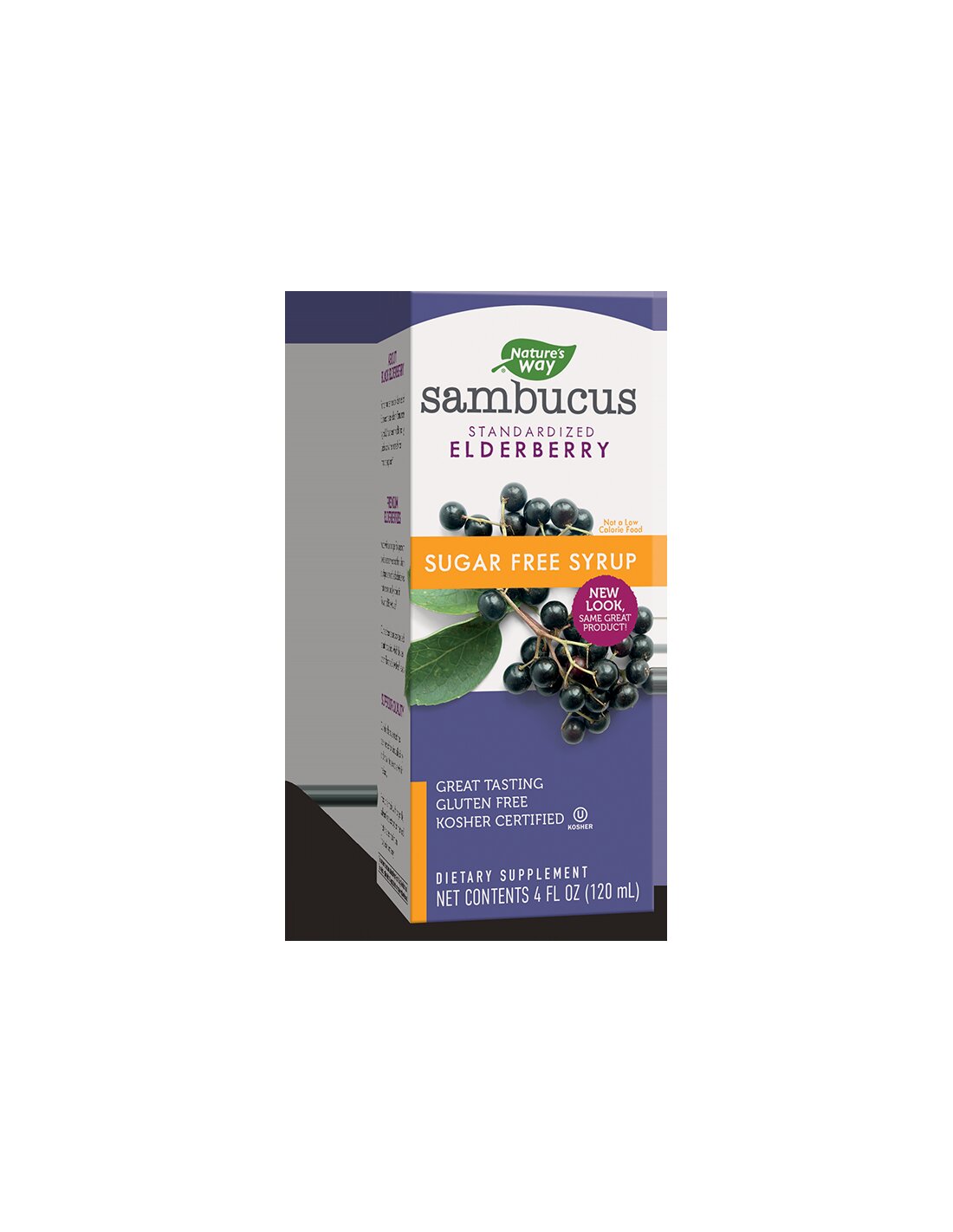 Sambucus без захар сироп х 120 ml Nature's Way