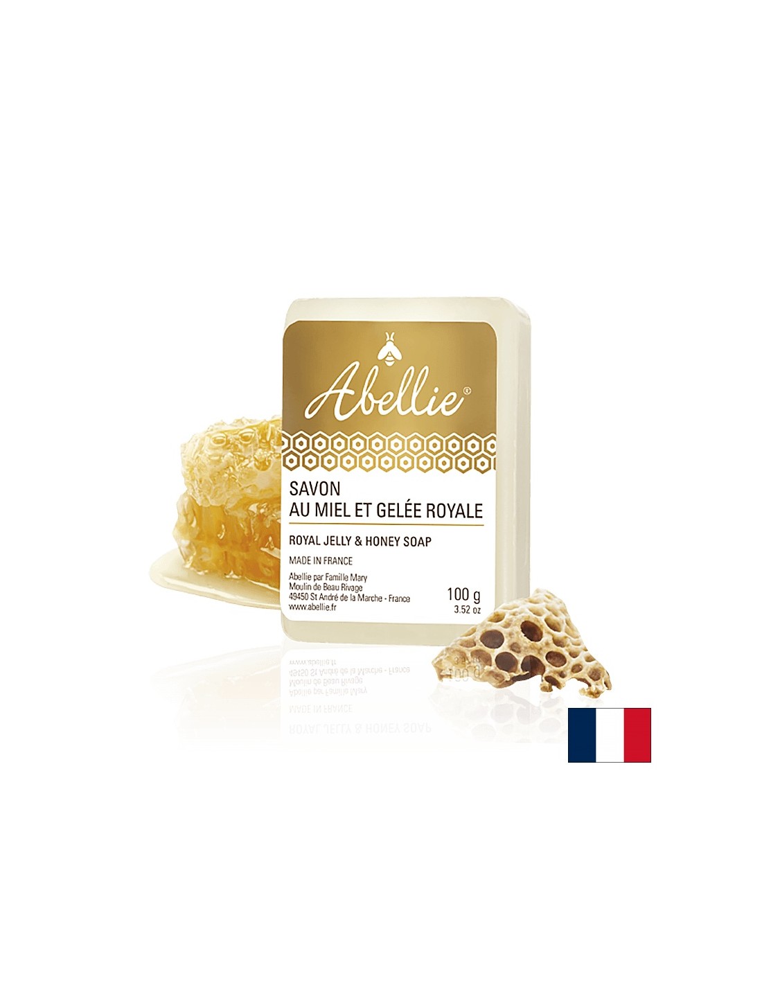 Сапун с мед и кралско желе - Savon Au Miel et Gelée Royale, 100 g