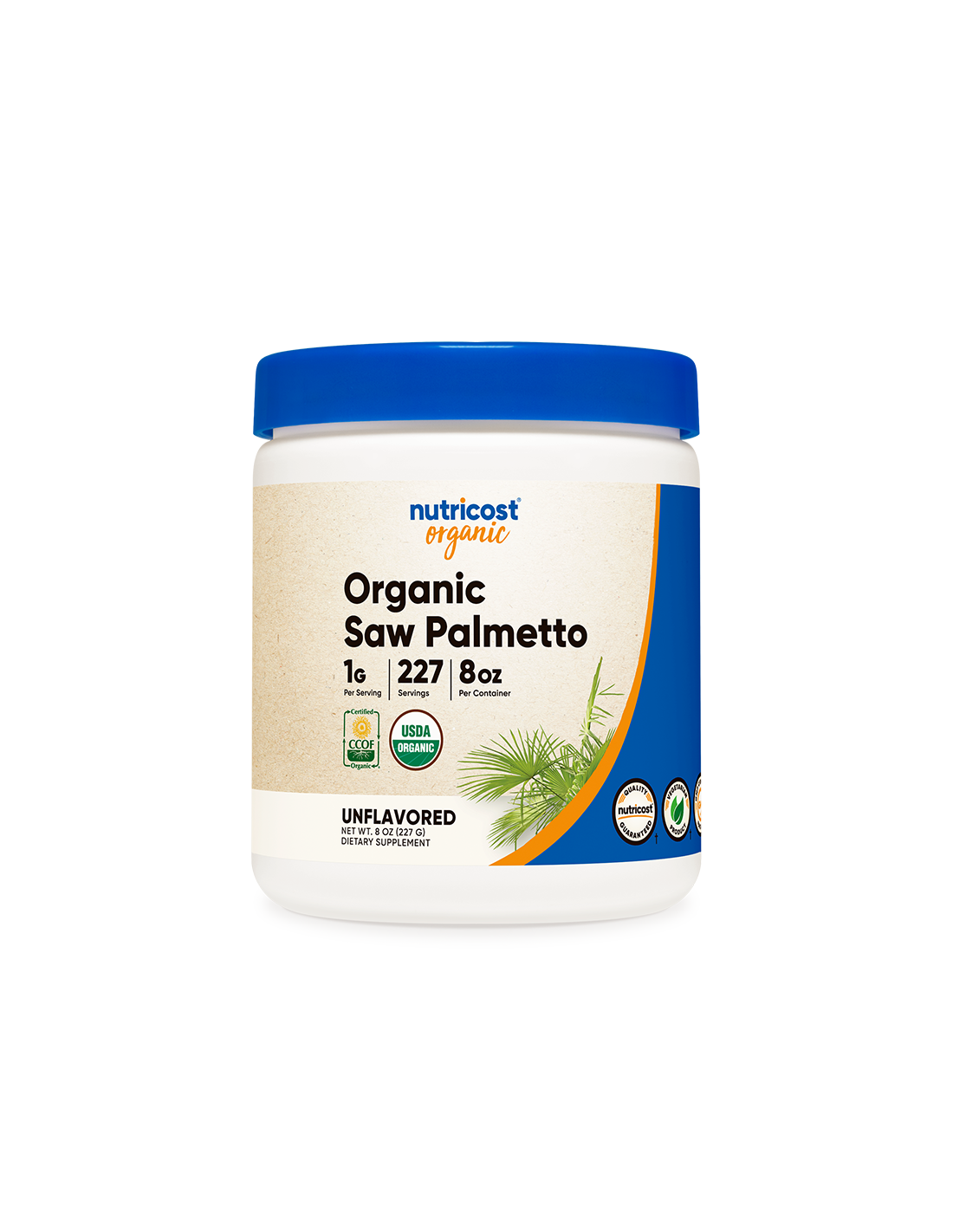 Простата - Saw Palmetto, 227 гр <tc>Nutricost</tc> прах