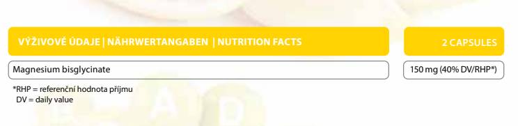 Магнезиев хелатен бисглицинат - 120 капсули