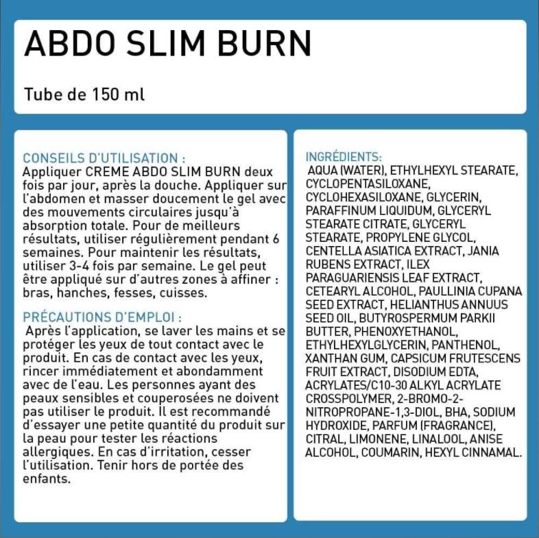 Скулптура Abdo Slim Burn | Шест пакет ABS крем - 150 ml