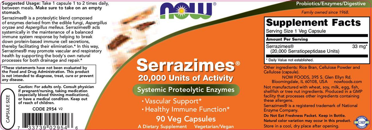 Serrazimes ® 20 000 единици / 90 VCAPS. - 0