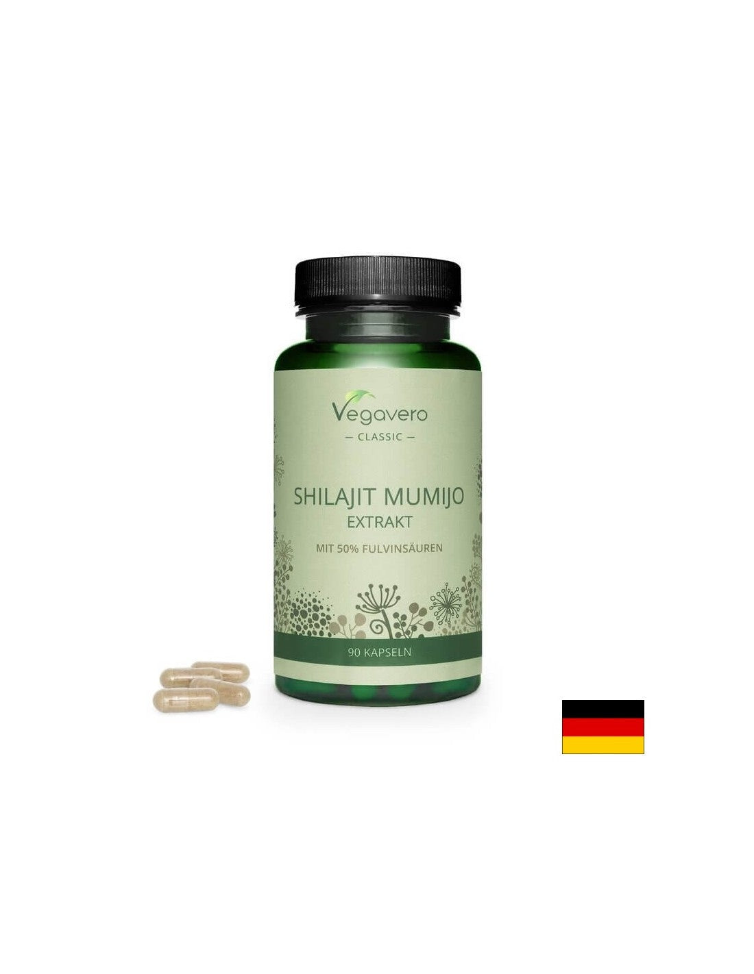 Shilajit Mumijo/ Extract Shilajit (Mumio), 90 капсули, 100% веган
