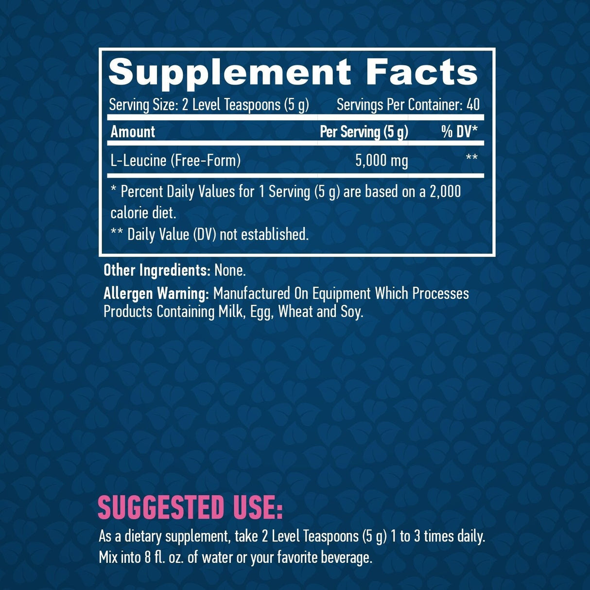 Sports L-Leucine 200g. - 0,200 кг