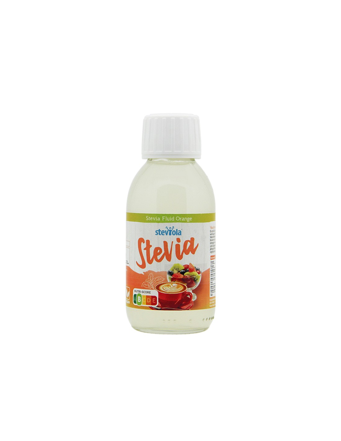 Течна стевия с оранжев аромат - Steviola, 125 ml