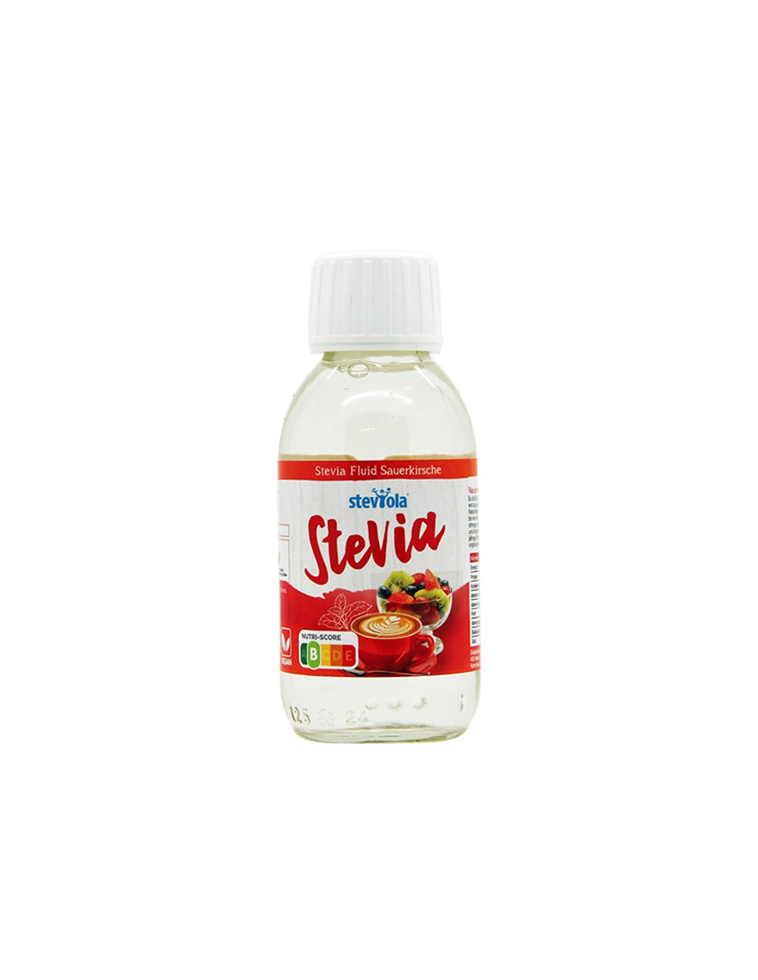 Течна стевия с аромат на череша - Steviola, 125 ml