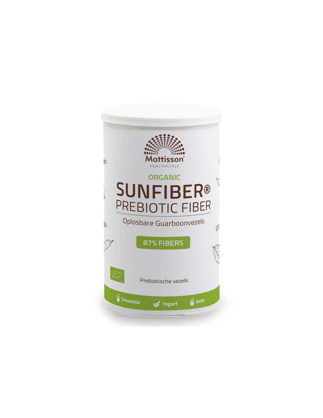Пребиотични фибри Sunfiber Bio, 125 g на прах <tc>Mattisson Healthstyle</tc>