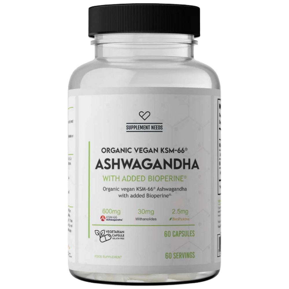 Ashwagandha KSM -66 600 mg - 60 капсули