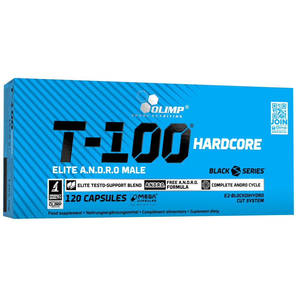 T -100 Hardcore Elite Andro Male - 120 капсули