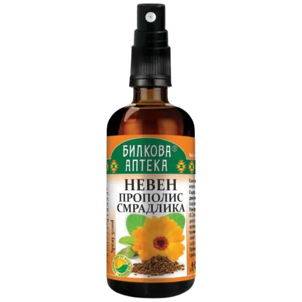 Спрей за гърло с календула sumac и прополис - 50 ml