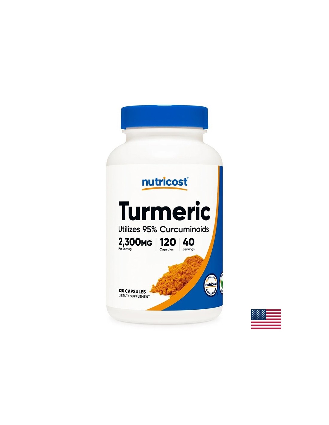 Кости и стави - куркума куркума 766 mg + черен пипер 5 mg, 120 капсули