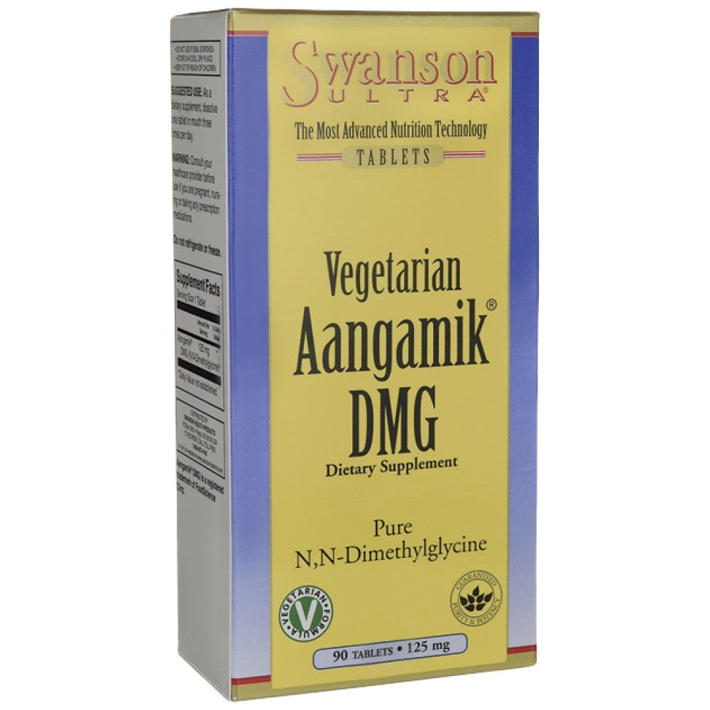 Ултра вегетариански Aangamik DMG 125 mg 90 таблетки