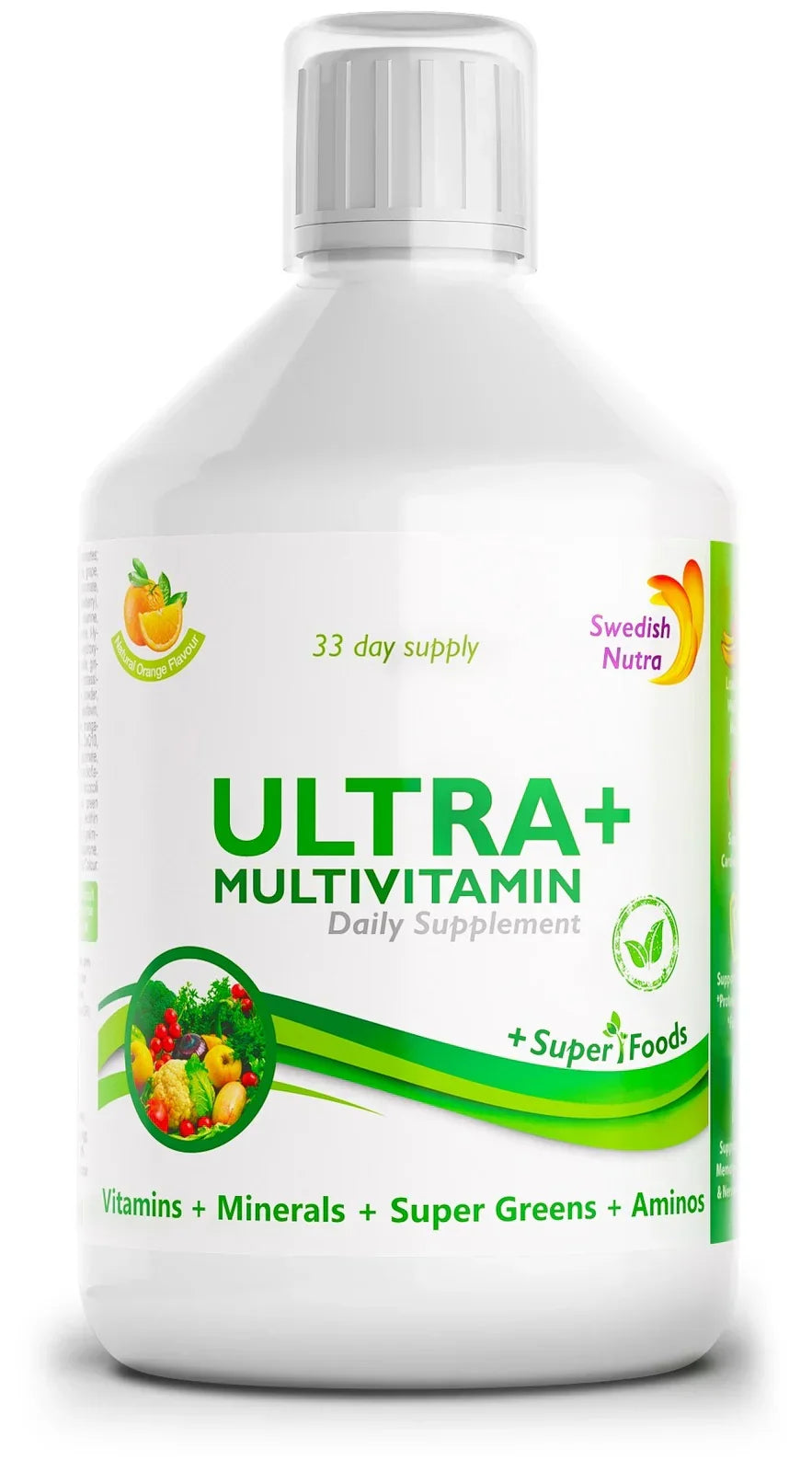 Ultra + - витамини + минерали + зелена смес + колаген /500 ml /