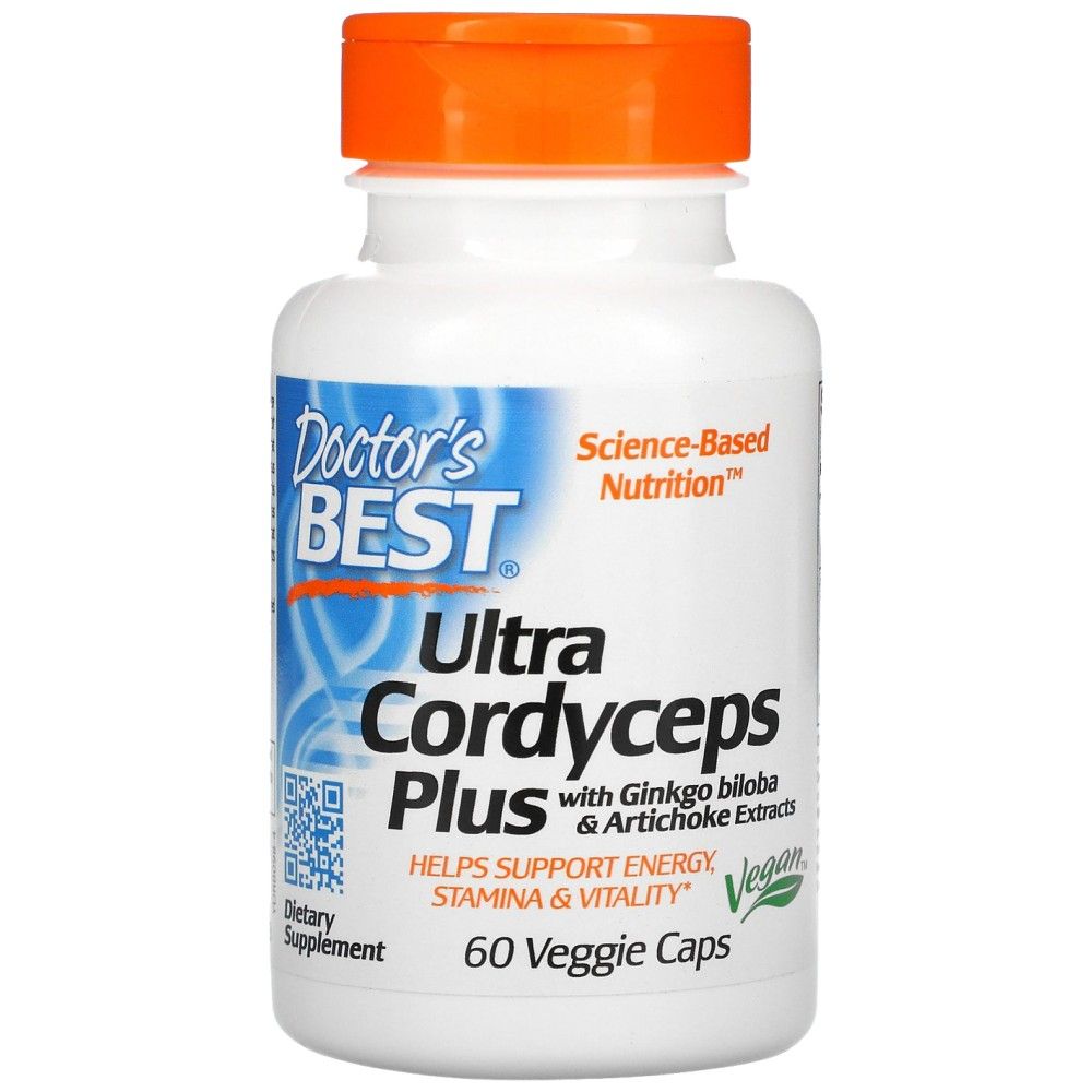 Ultra cordyceps плюс | С Artichoke & Ginkgo Biloba - 60 капсули