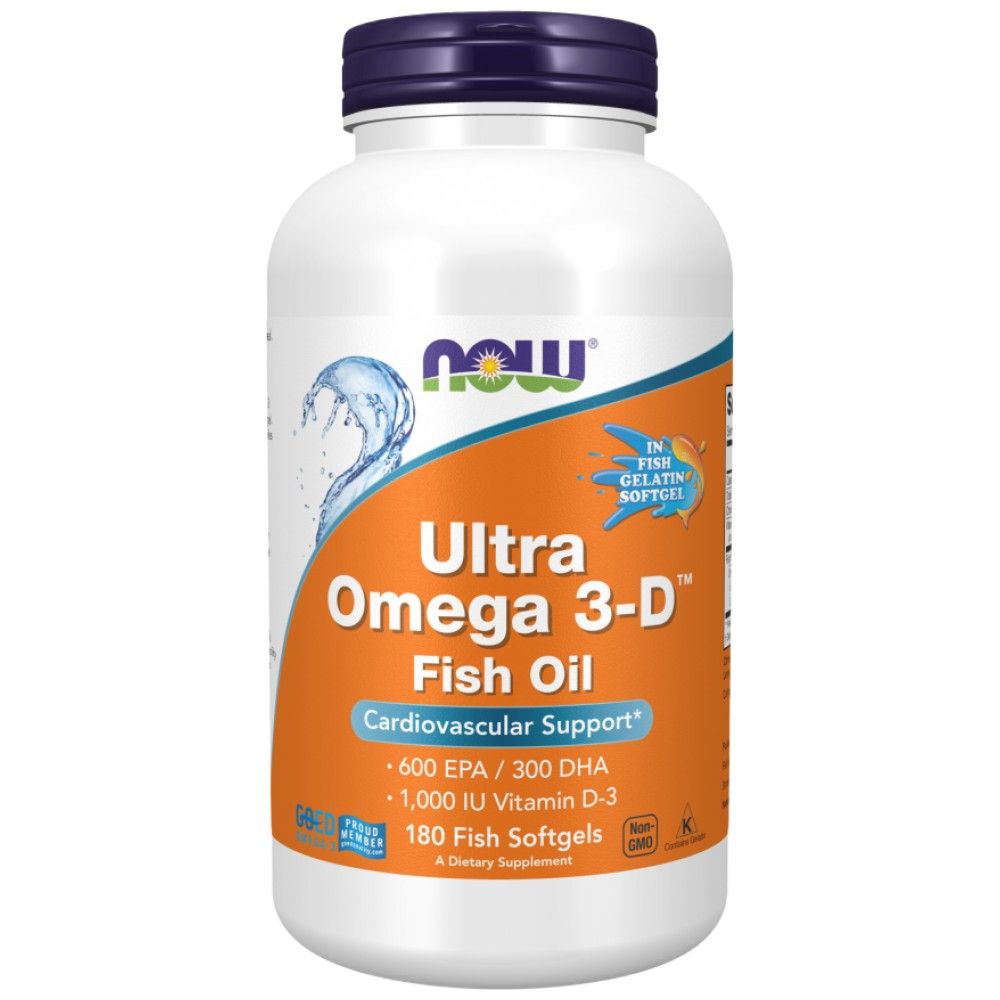 Ultra Omega 3-D с витамин D-3-180 гел капсули