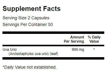 UVA ursi лист 450 mg - 100 капсули