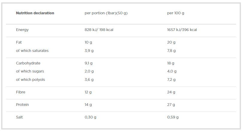 Veggie Protein Bar Box/24 x 50 g - 0