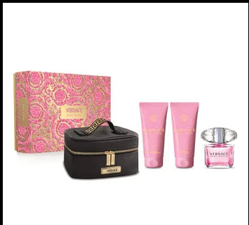 <tc>VERSACE</tc> Bright Crystal Тоалетна вода спрей 90 мл Коледен комплект 4 части