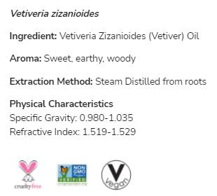 Vetiver Oil | 100% чист ветиверия Zizanioides - 10 ml