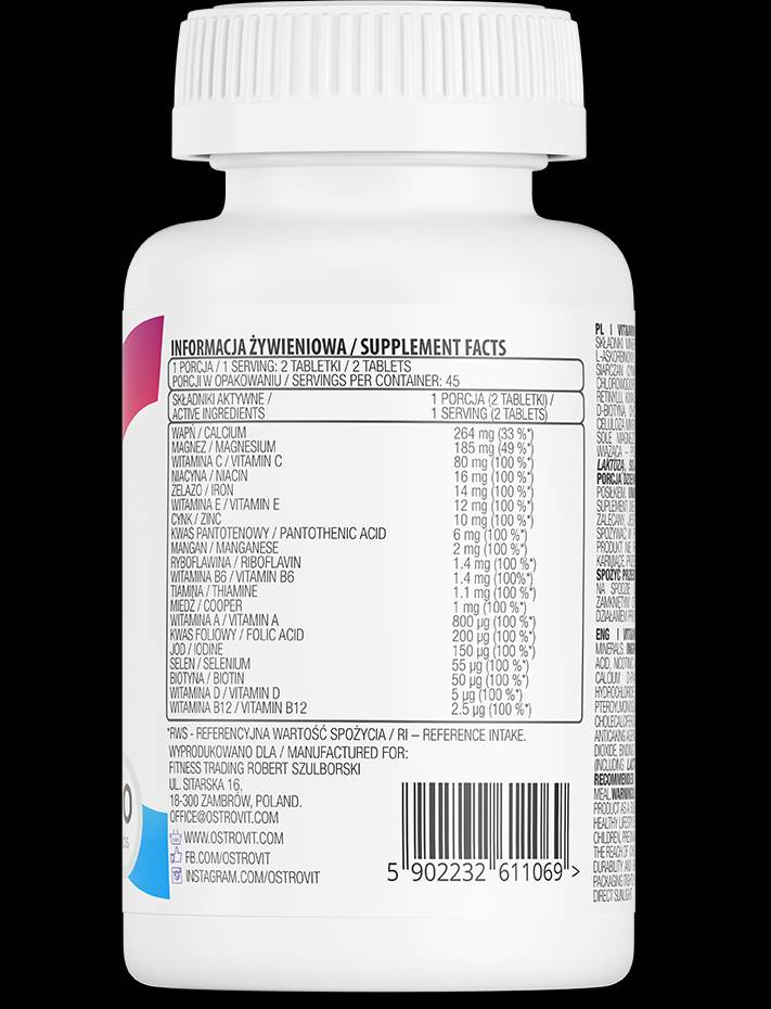 100% vit & min - 30 таблетки