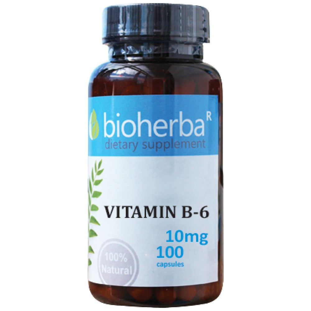Витамин В-6 10 mg | Пиридоксин - 100 капсули