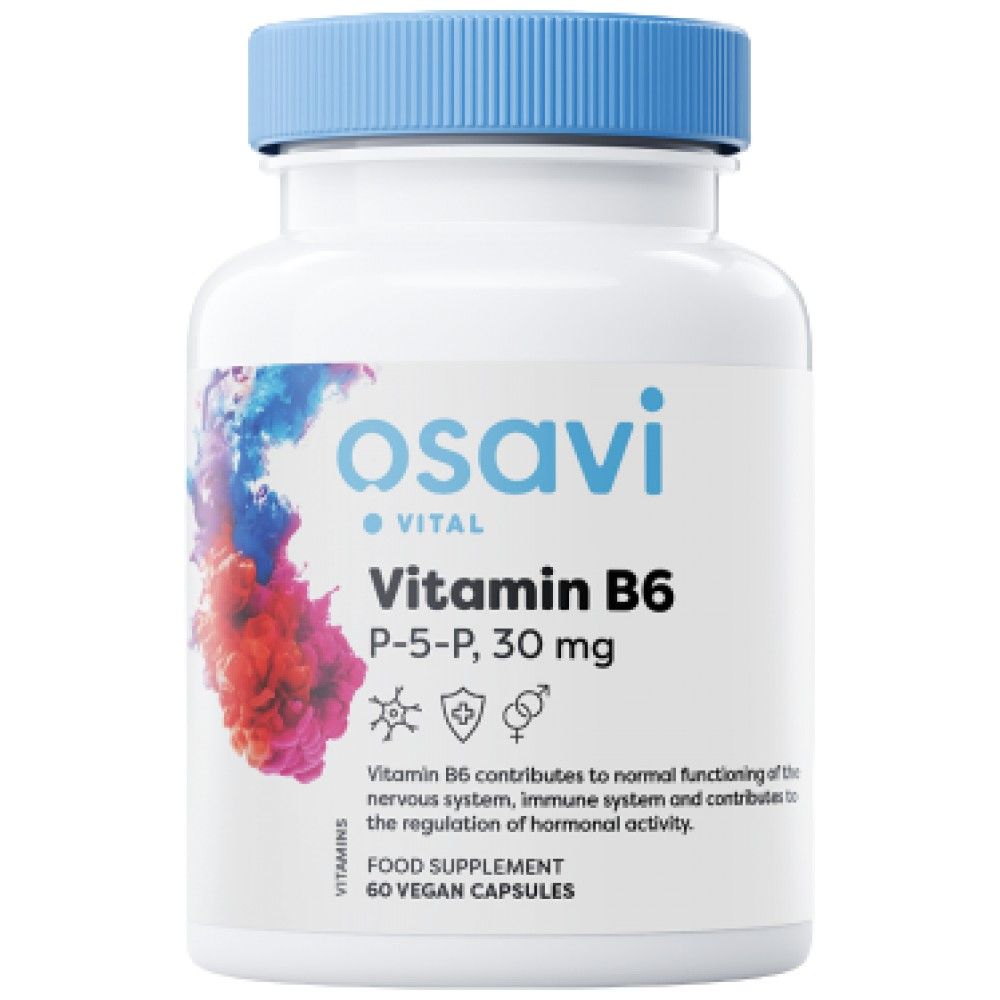Витамин В6 | P-5-P 30 mg-60 капсули