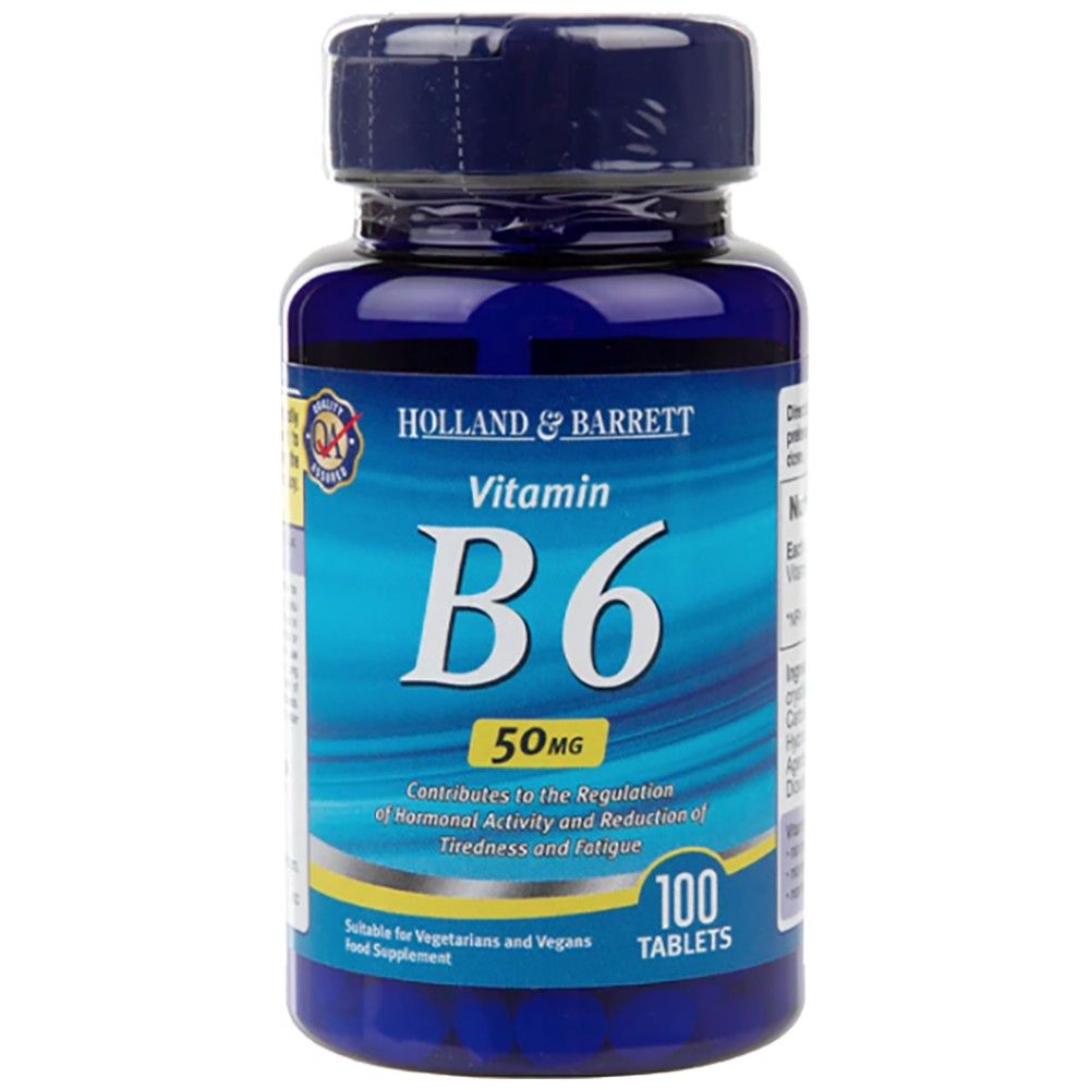 Витамин В6 / Пиридоксин 50 mg - 100 таблетки