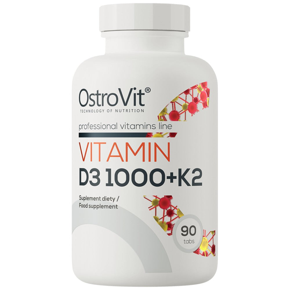 Витамин D3 1000 IU + K2 50 MCG 90 таблетки