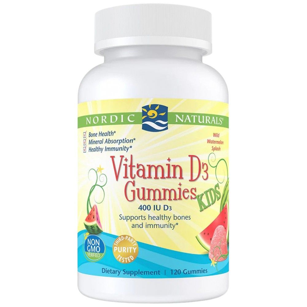 Витамин D3 Gummies Kids 400 IU - 120 Gummies