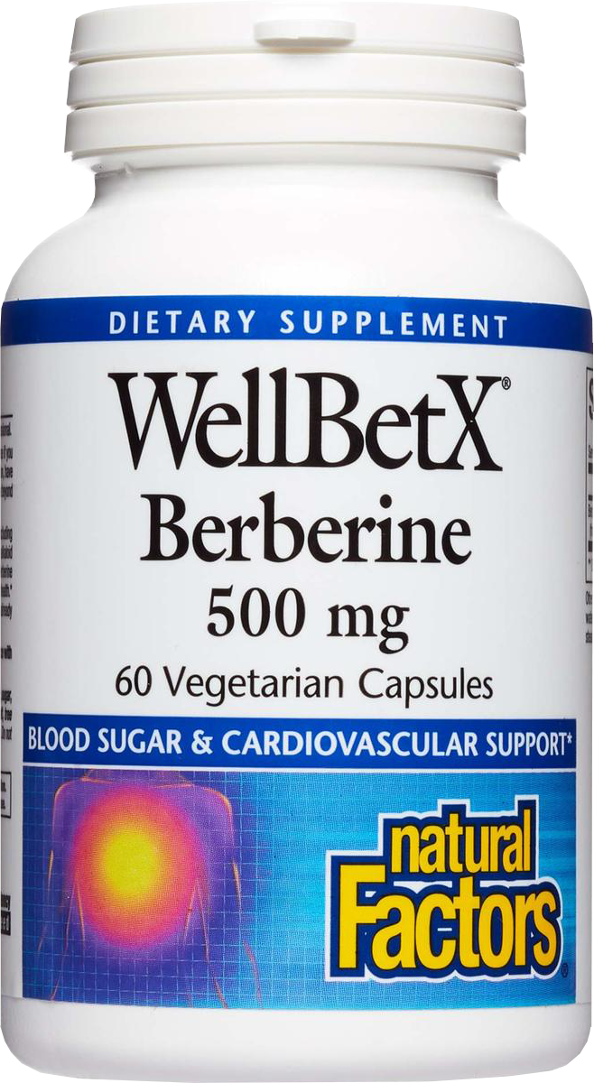 Wellbetx берберин 500 mg - 60 капсули
