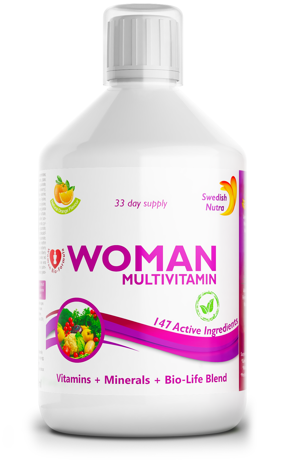 Жени мултивитамини за жени с колаген 1497 mg - 147 активни съставки /500 ml /