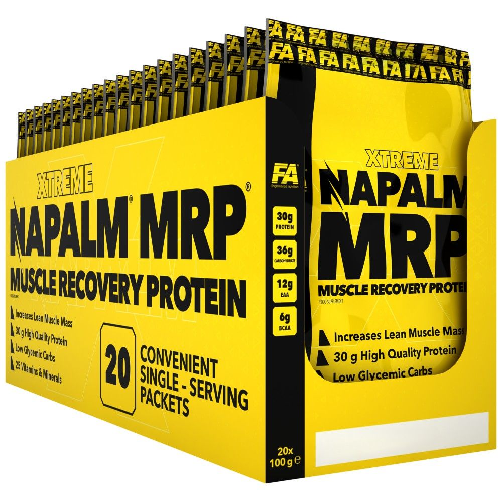 Xtreme Napalm MRP | Протеин за възстановяване на мускулите - заместване на храненето - 20 х 100 грама