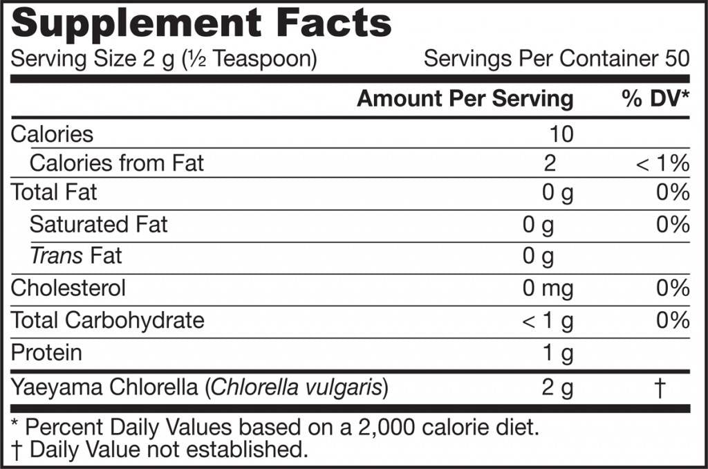 Yaeyama Chlorella Powder 100 грама
