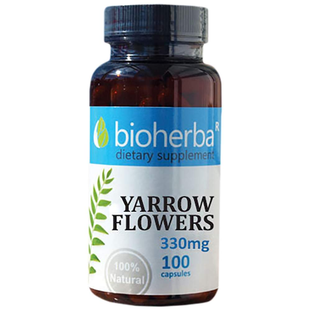 Yarrow цветя 330 mg - 100 капсули