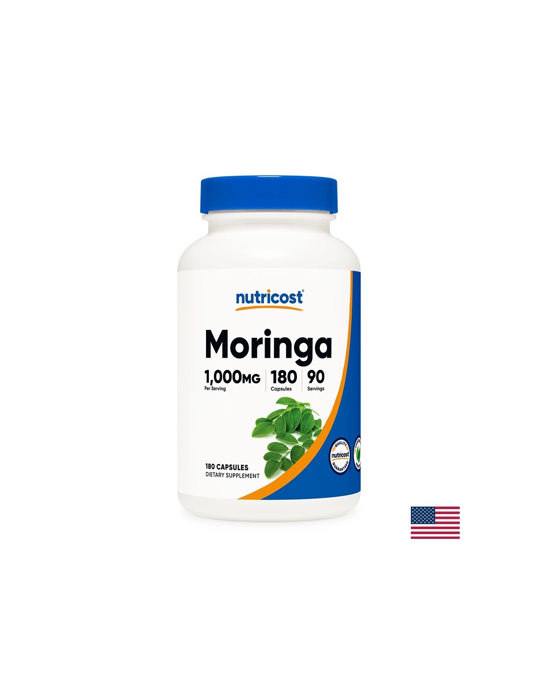 Antioxidant - Moringa, 180 Nutricost capsules - Nutra Best Europe