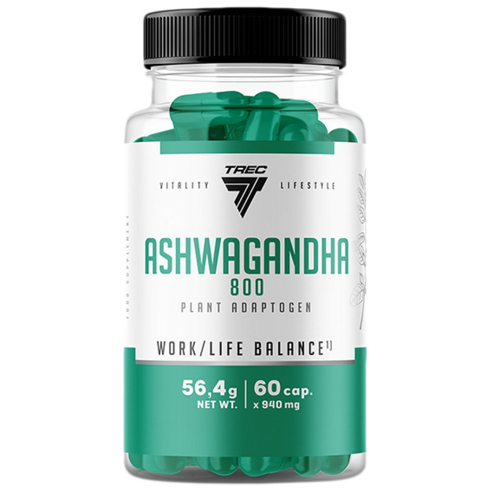 Ashwagandha 800 | Растителна адаптоген - 60 капсули