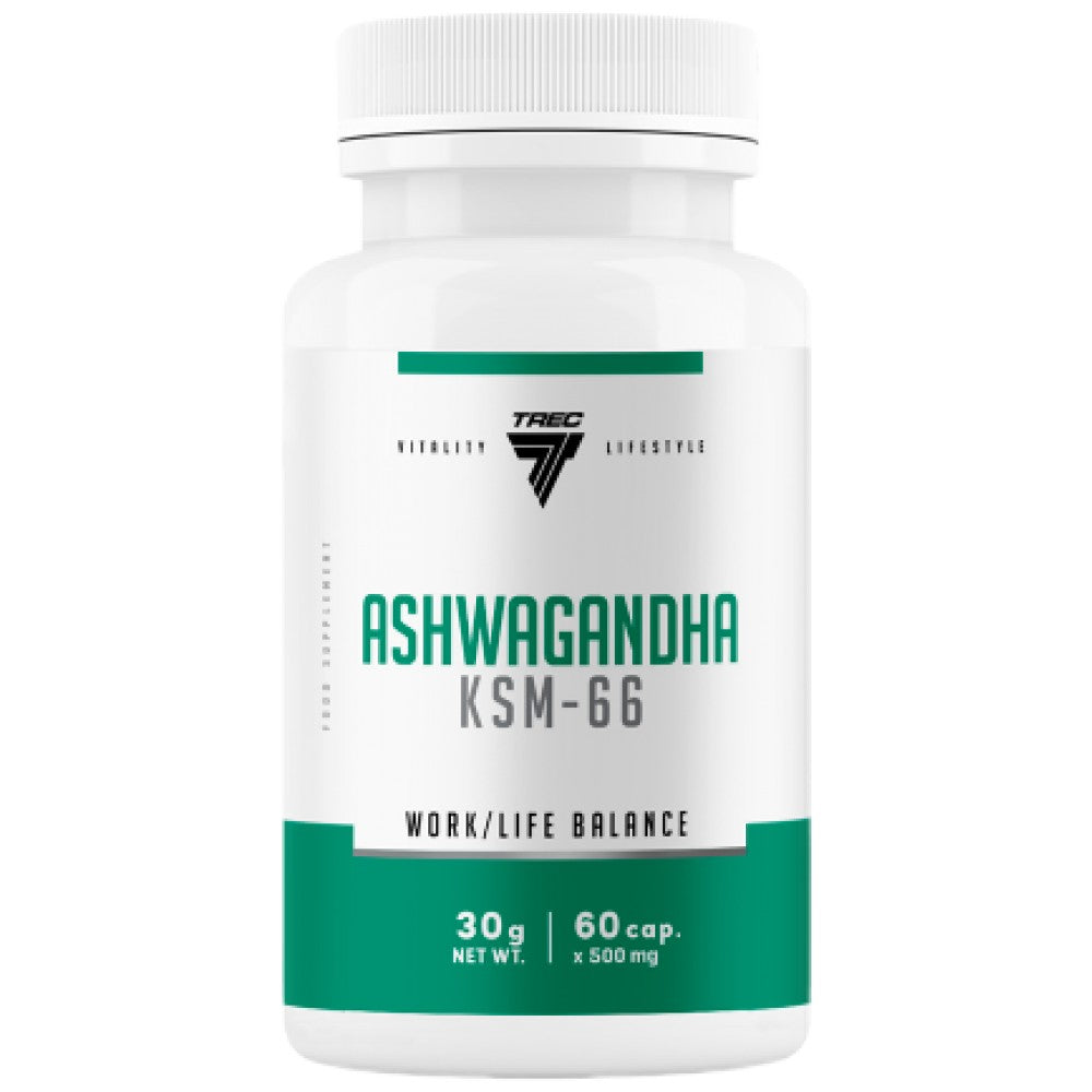 Ashwagandha KSM -66 200 mg - 60 капсули