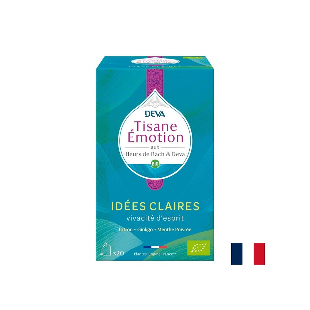 Концентрация на билков чай "(с флорални еликсири според метода на д -р Бах), 20 торбички за филтър