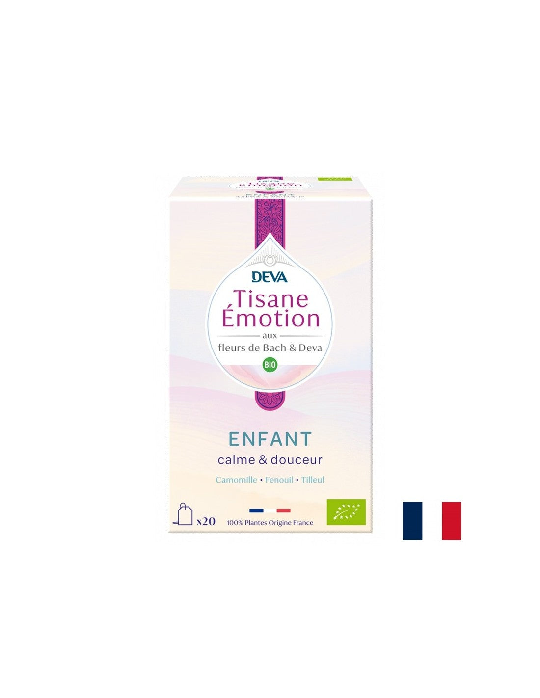 Билков чай "Serenity" за деца (с флорални еликсири според метода на д -р Бах), 20 торбички за филтър