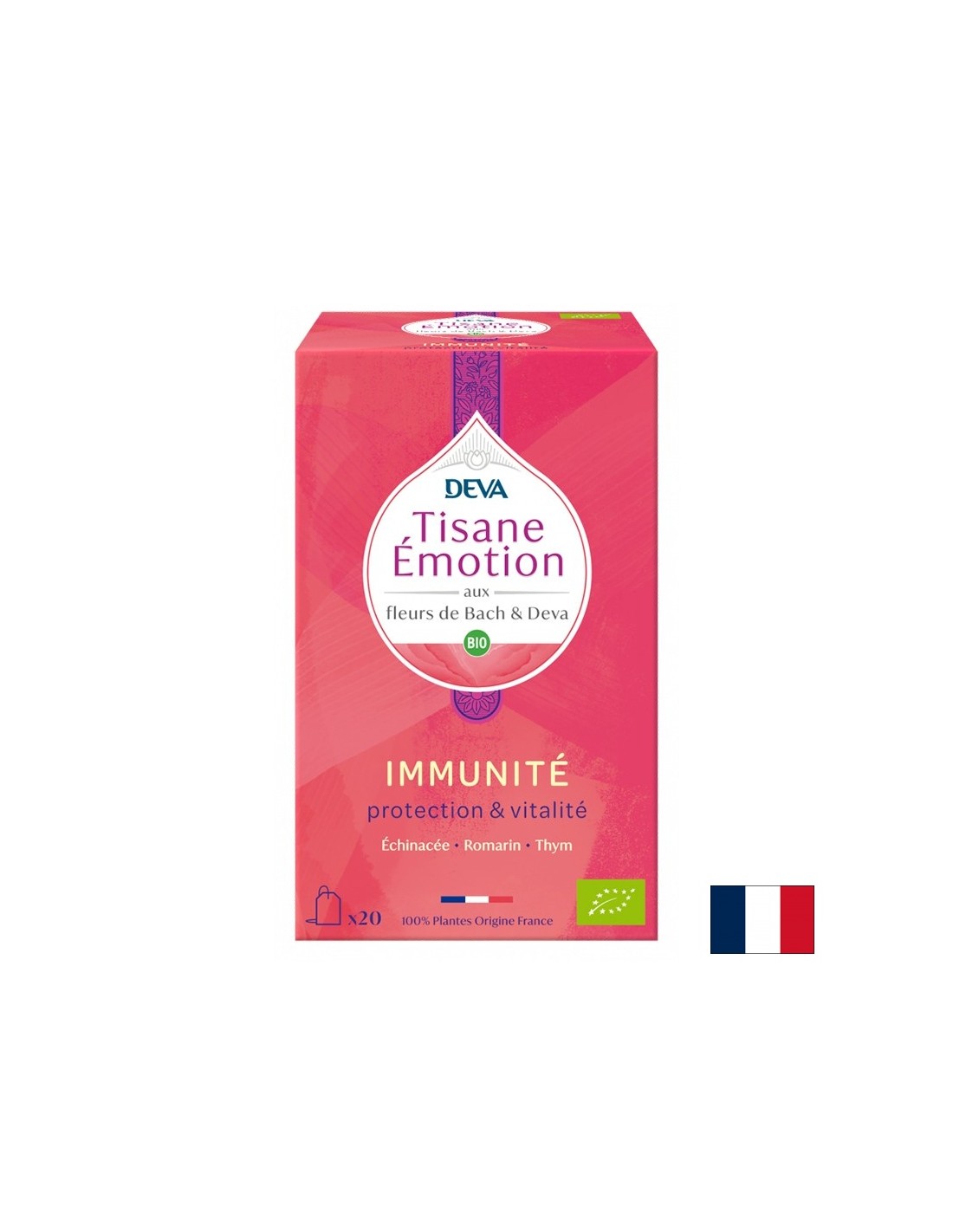 Билков чай за имунитет (с флорални еликсири според метода на д -р Бах), 20 торбички за филтър