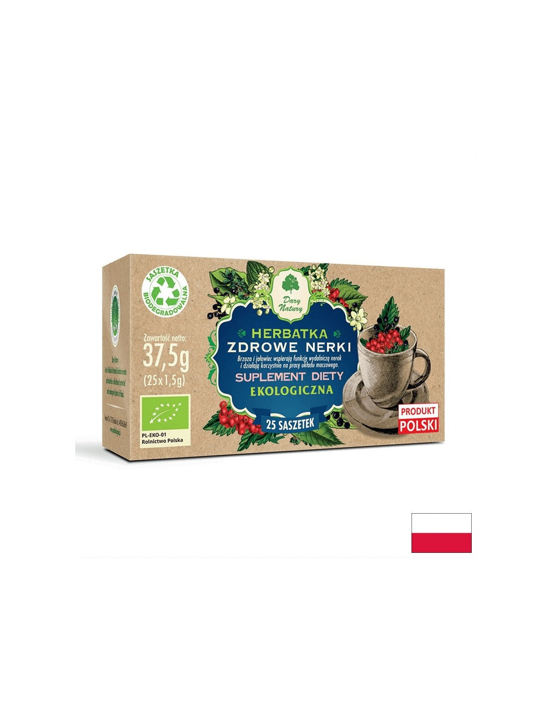 Билков чай за здравословни бъбреци Био, 25 торбички за филтри