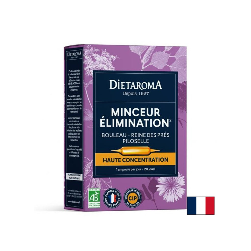 Билкова формула за отслабване (с бреза, Марш невен и миши уши), 20 ампули за пиене