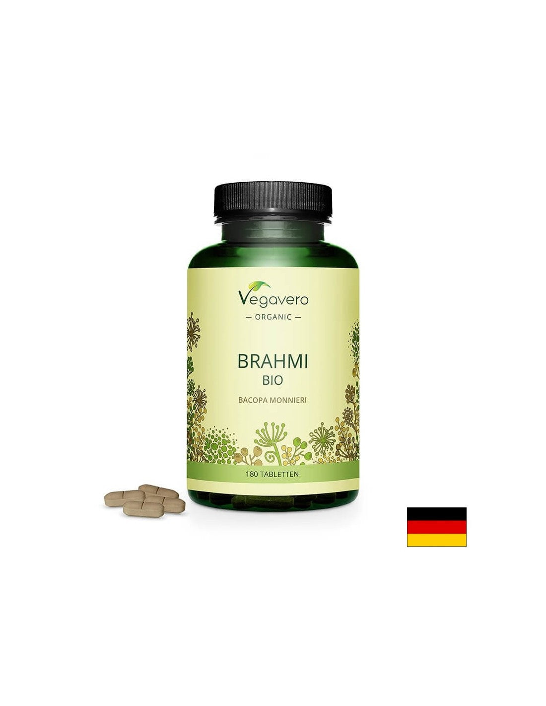 Brahmi BIO – Bacopa Monieri BIO - Brahmi – Bacopa Monieri, 180 табл. <tc>Vegavero</tc>