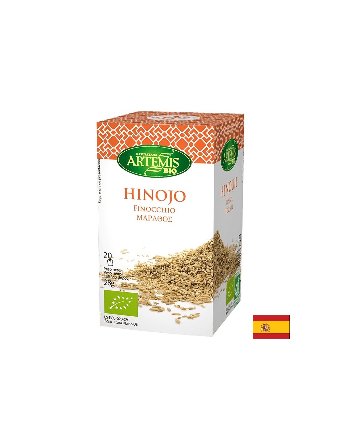 Органичен чай от копър, 20 торбички за филтри