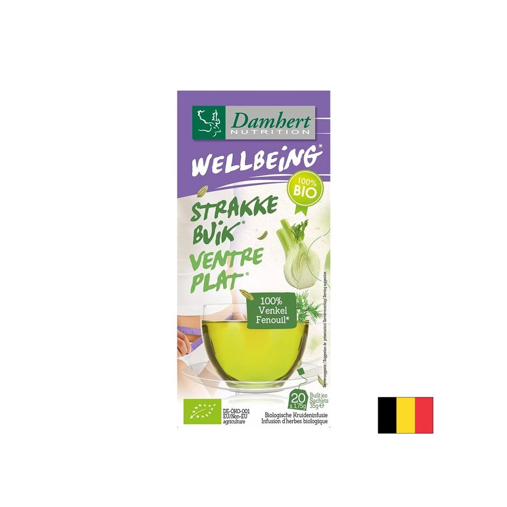 Плосък чай за корем, 20 торбички за филтри