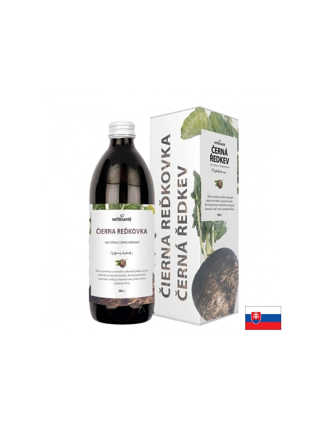 Черен репички сок за стомаха и черния дроб, 500 ml, 10 дози