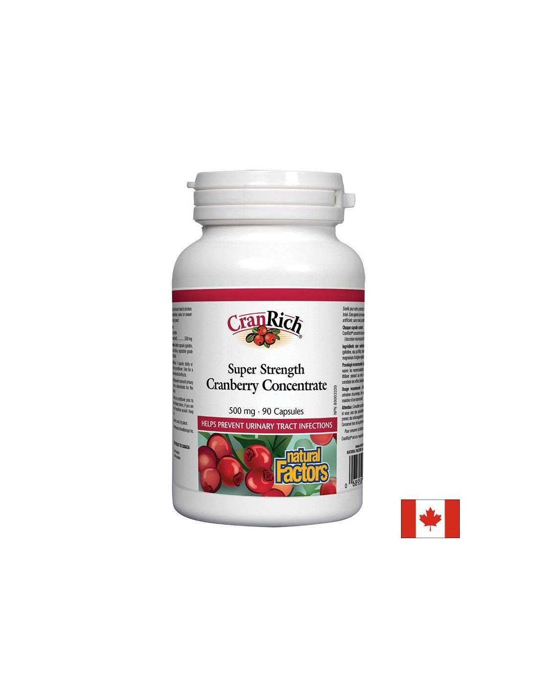 Cranberry Concentrate 500 mg - 90 капсули