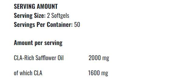 CLA Gold 1000 - 100 гел капсули